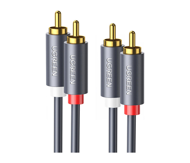 UGREEN Przewód 2RCA Cinch do 2RCA Cinch 1.5m czarny - 1501474 - zdjęcie 2